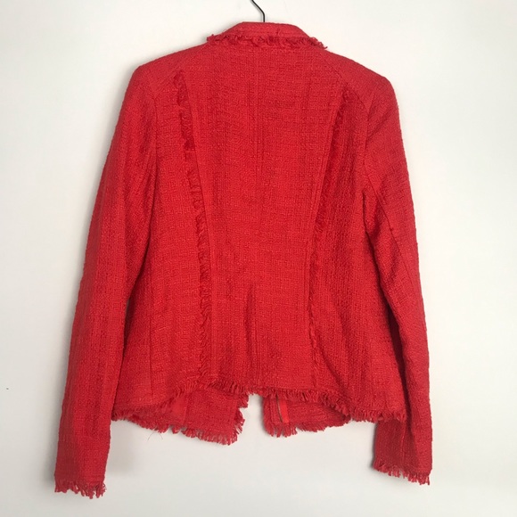 Carolina Belle Red Tweed Jacket Size Small - Picture 4 of 4